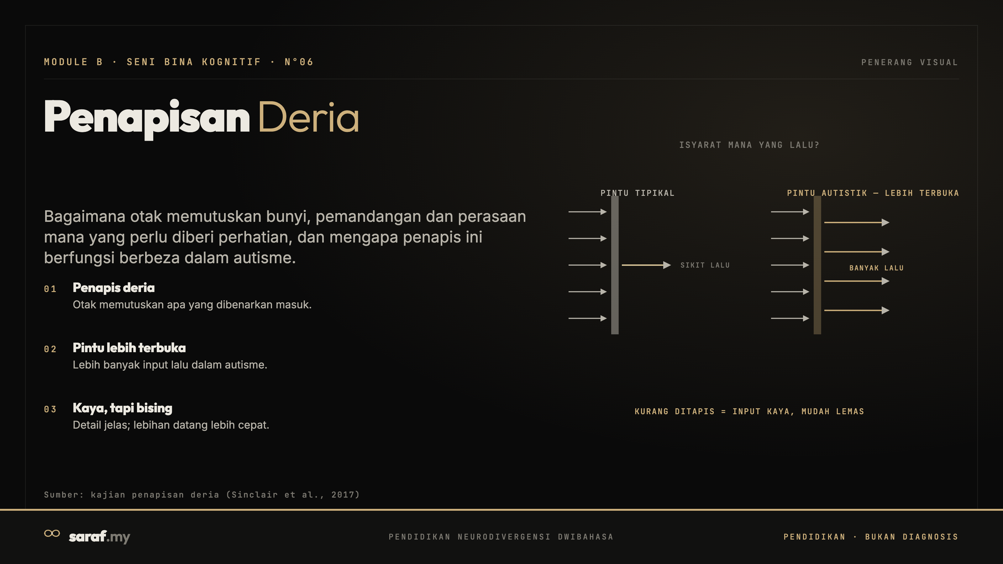 Sensory Gating — Infografik